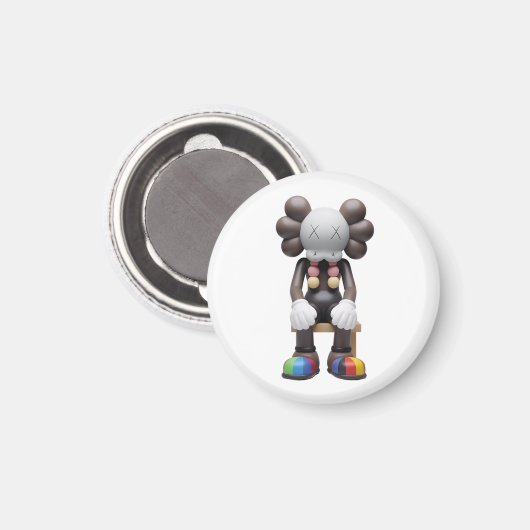 KAWS bij Rest Magnet - Unieke gedrukte magnetische (Voorkant / Achterkant)