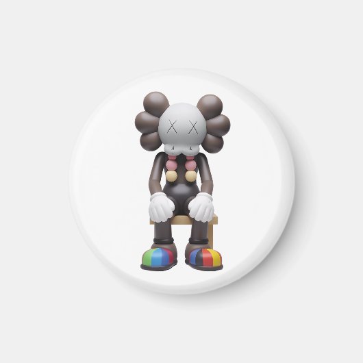 KAWS bij Rest Magnet - Unieke gedrukte magnetische (Voorkant)