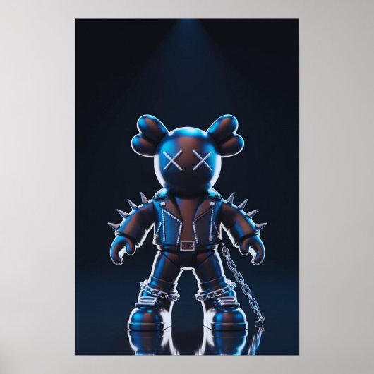 Kaws Companion: Graffiti Splash Poster (Voorkant)