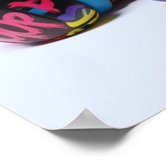 Kaws Companion: Graffiti Splash Poster (Hoek)