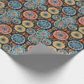 Kawung Motif: Javaanse Batik Kunst Meesterwerk Cadeaupapier (Hoek)