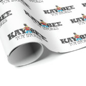 Kay Bee Toys  Logo Pattern Wrapping Paper Cadeaupapier (Rol Hoek)