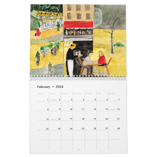 Kay Cassill 2018 Agenda - We hebben altijd Pari Kalender (Feb 2026)