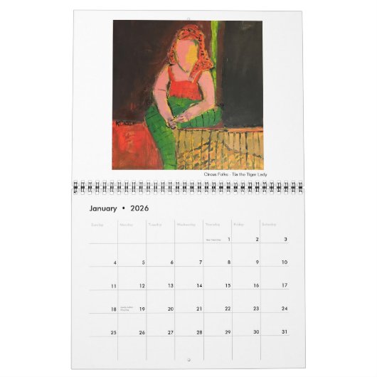 Kay Cassill - 2021 Circus Calendar Kalender (Jan 2026)