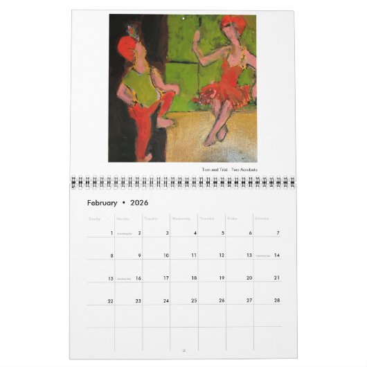 Kay Cassill - 2021 Circus Calendar Kalender (Feb 2026)