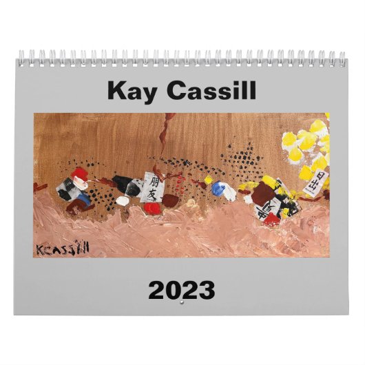 Kay Cassill 2023 Art Calendar Kalender (Hoes)