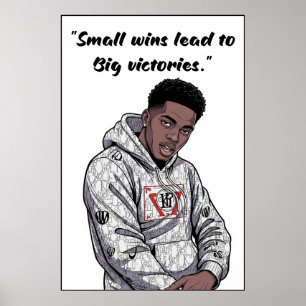 Kay Flock Poster – Kleine Overwinningen Leiden tot