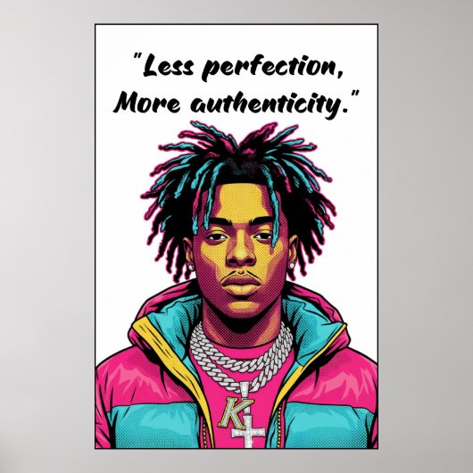 Kay Flock Poster – Less Perfection (Voorkant)