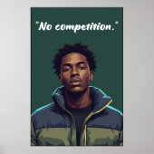 Kay Flock Poster – No Competition (Voorkant)