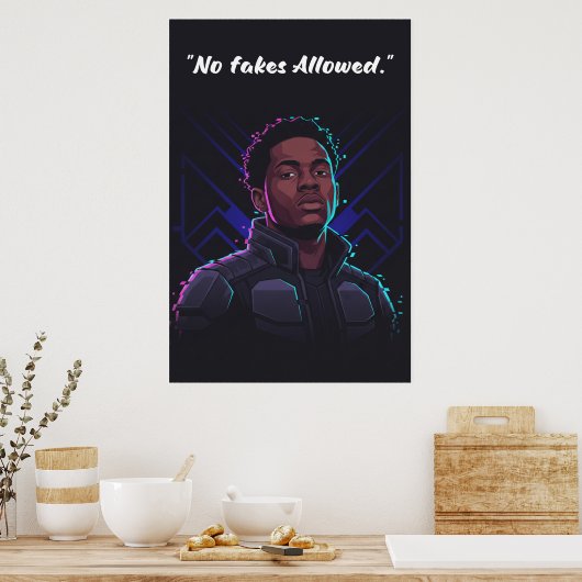 Kay Flock Poster – No Fakes Allowed (Keuken)