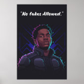 Kay Flock Poster – No Fakes Allowed (Voorkant)