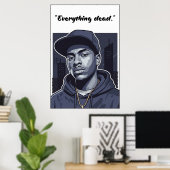 Kay Flock Poster – Straatmotivatie (Thuiskantoor)
