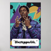 Kay Flock Poster – Unstoppable (Voorkant)