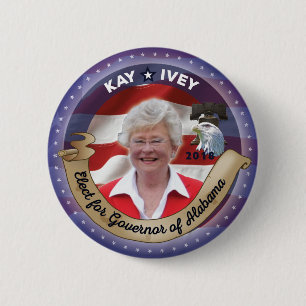 Kay Ivey for Governor of Alabama - 2018 Ronde Button 5,7 Cm