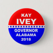 Kay Ivey Gouverneur Alabama 2018 Ronde Button 5,7 Cm (Voorkant)