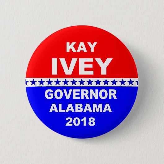Kay Ivey Gouverneur Alabama 2018 Ronde Button 5,7 Cm (Voorkant)