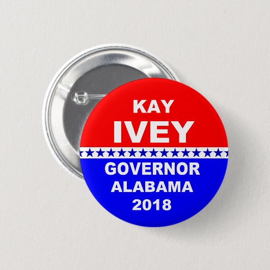 Kay Ivey Gouverneur Alabama 2018 Ronde Button 5,7 Cm (Voorkant /achterkant)