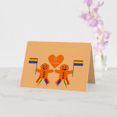 Kay Mannen kerstontbijtkoek Coupure Aangepast Folie Wenskaart (Orchidee)