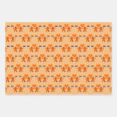 Kay Mannen kerstontbijtkoek Coupure Aangepast Inpakpapier Vel (Voorkant 3)