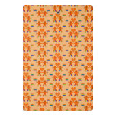 Kay Mannen kerstontbijtkoek Coupure Aangepast Mini Klembord (Achterkant)