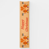 Kay Mannen kerstontbijtkoek Coupure Aangepast Spandoek (Verticaal)