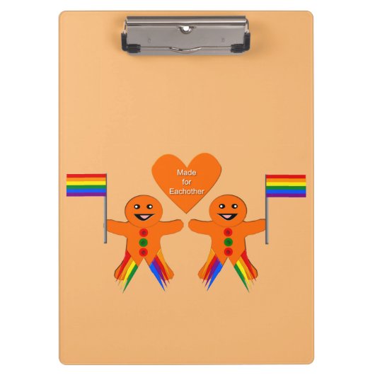 Kay Mannen kerstontbijtkoek Klembord (Voorkant)