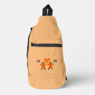Kay Mannen kerstontbijtkoek Sling Bag