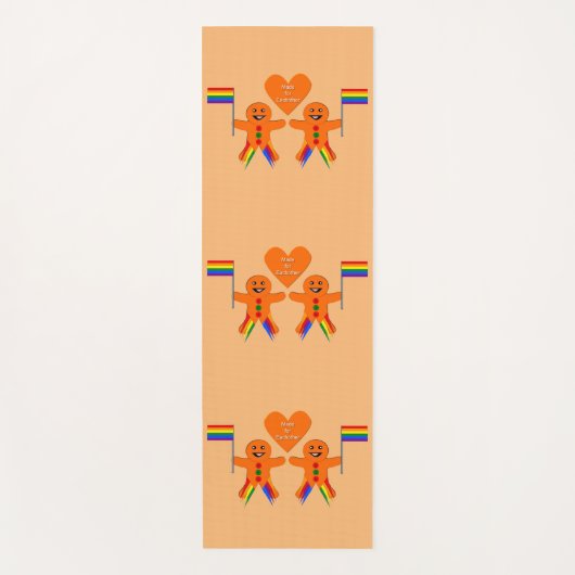 Kay Mannen kerstontbijtkoek Yogamat (Voorkant)