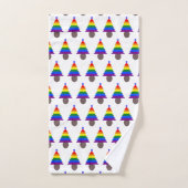 Kay Mannen Regenboogkerstboom gepatterd Bad Handdoek (Handdoek)