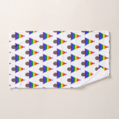 Kay Mannen Regenboogkerstboom gepatterd Bad Handdoek (Handdoek)