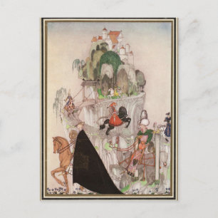 Kay Nielsen - De zes prinsen rijden Briefkaart uit