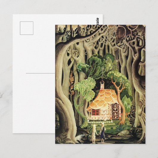 Kay Nielsen Hansel en Gretel Briefkaart (Voorkant / Achterkant)
