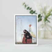 Kay Nielsen - in poeder en crinoline Briefkaart (Staand voorkant)