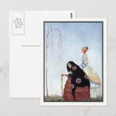 Kay Nielsen - in poeder en crinoline Briefkaart (Voorkant / Achterkant)