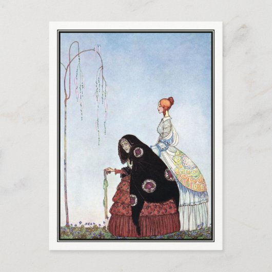 Kay Nielsen - in poeder en crinoline Briefkaart (Voorkant)