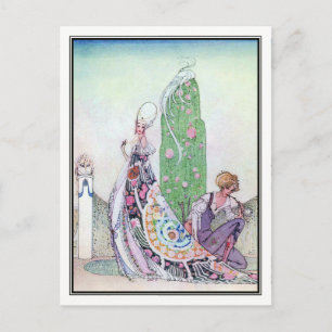 Kay Nielsen - in poeder en crinoline Briefkaart