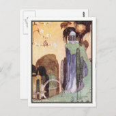 Kay Nielsen - in poeder en crinoline Briefkaart (Voorkant / Achterkant)