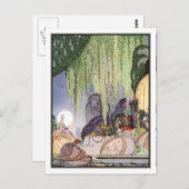 Kay Nielsen - in poeder en crinoline Briefkaart (Voorkant / Achterkant)