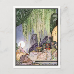 Kay Nielsen - in poeder en crinoline Briefkaart