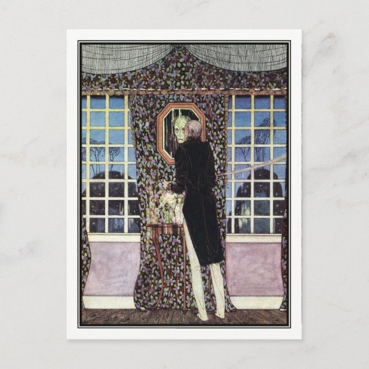 Kay Nielsen - in poeder en crinoline Briefkaart (Voorkant)