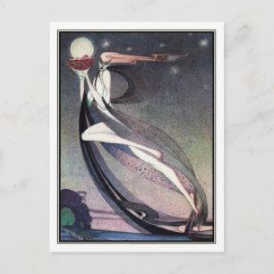 Kay Nielsen - in poeder en crinoline Briefkaart