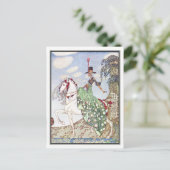 Kay Nielsen - in poeder en crinoline Briefkaart (Staand voorkant)