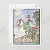 Kay Nielsen - in poeder en crinoline Briefkaart (Voorkant / Achterkant)