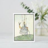 Kay Nielsen - in poeder en crinoline Briefkaart (Staand voorkant)