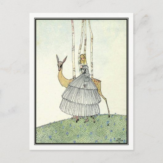 Kay Nielsen - in poeder en crinoline Briefkaart (Voorkant)