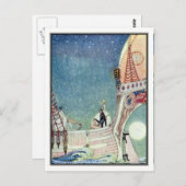 Kay Nielsen - in poeder en crinoline Briefkaart (Voorkant / Achterkant)