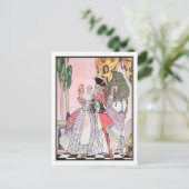 Kay Nielsen - in poeder en crinoline Briefkaart (Staand voorkant)