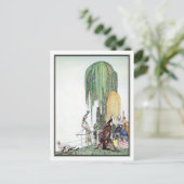 Kay Nielsen - in poeder en crinoline Briefkaart (Staand voorkant)