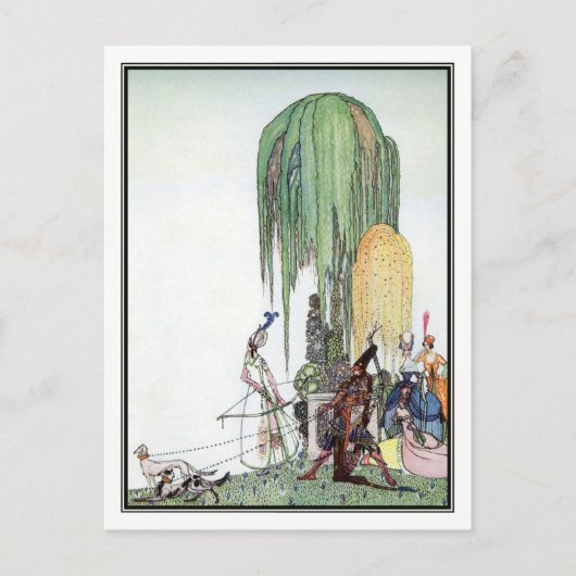 Kay Nielsen - in poeder en crinoline Briefkaart (Voorkant)