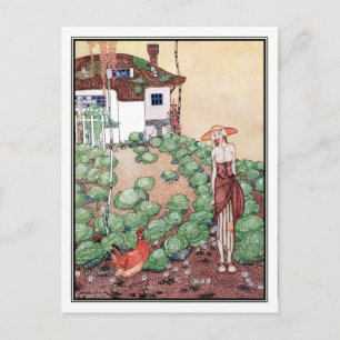 Kay Nielsen - in poeder en crinoline Briefkaart